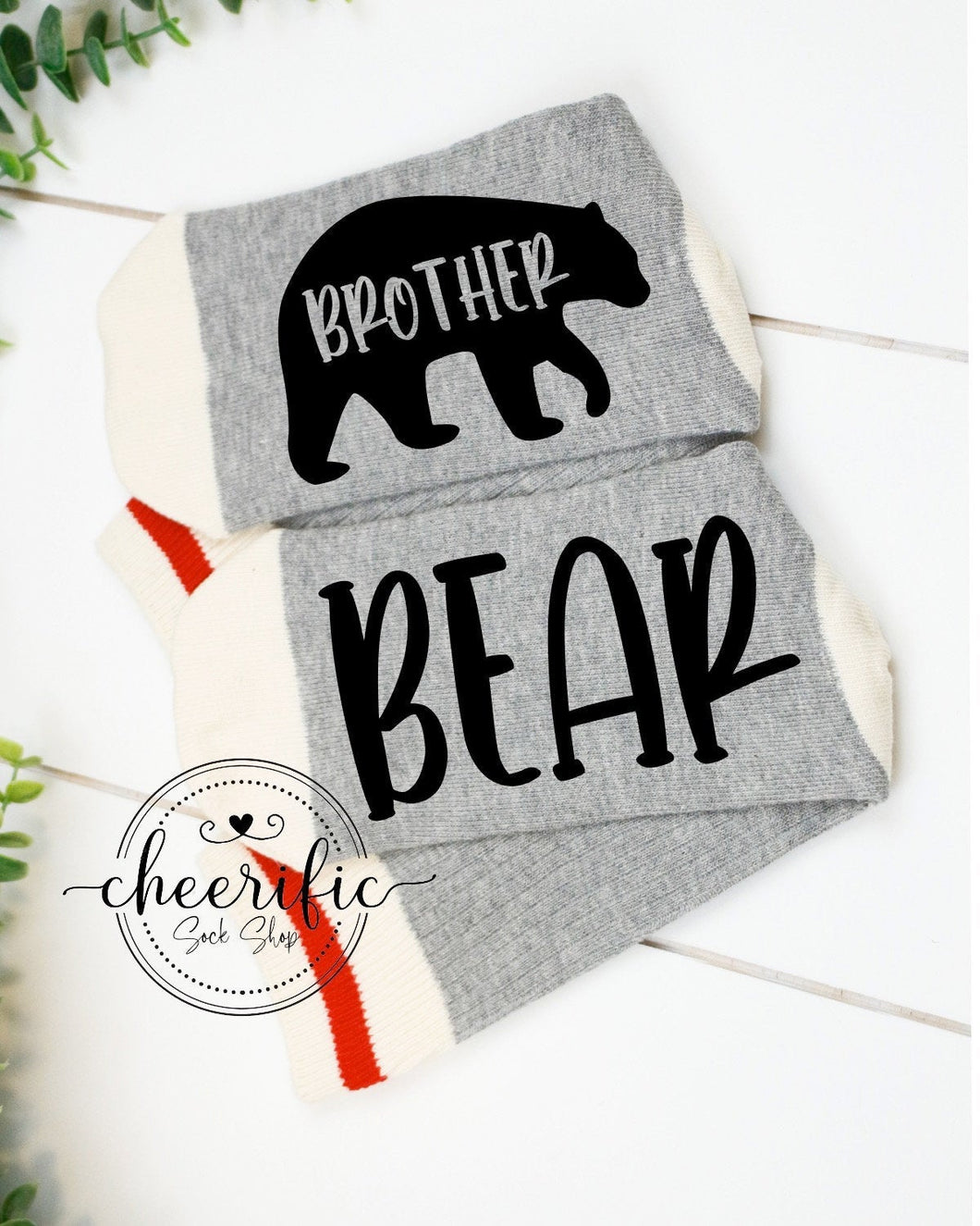 Brother Bear Socks, Bear Family Socks