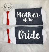 Load image into Gallery viewer, Mother Of The Bride Socks, Wedding Party
